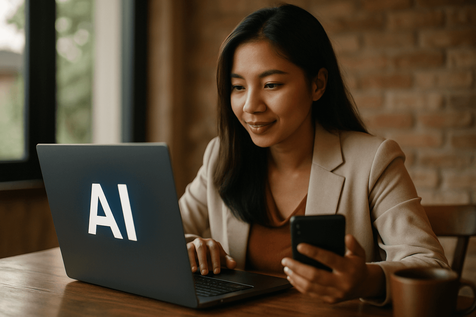 Professional photograph illustrating AI communication tools for remote workers Philippines â cover image for "10 AI Communication Tools Every Filipino Remote Worker Needs to Impress Global Clients in 2026" on AI Talent Academy