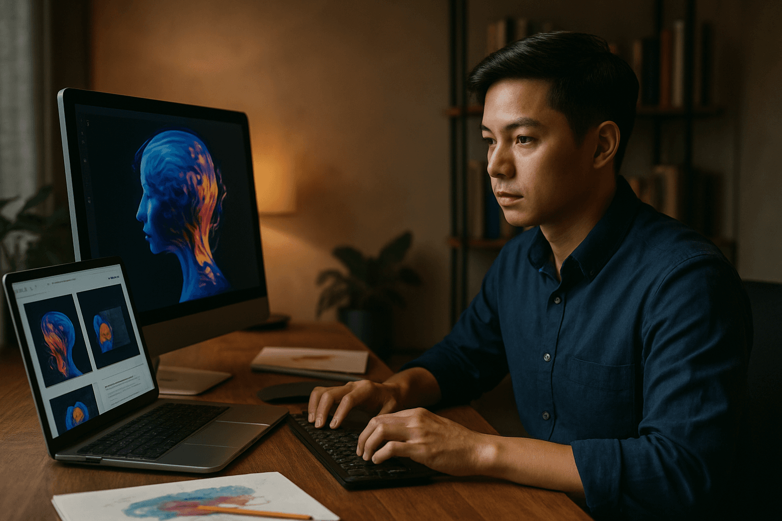 Professional photograph illustrating ai portfolio projects graphic designers â cover image for "8 AI Portfolio Projects Filipino Graphic Designers Can Build This Weekend to Showcase to Global Clients in 2026" on AI Talent Academy
